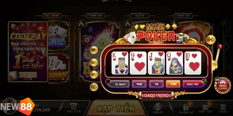 nổ hũ mini poker Khám phá luật chơi nổ hũ mini poker