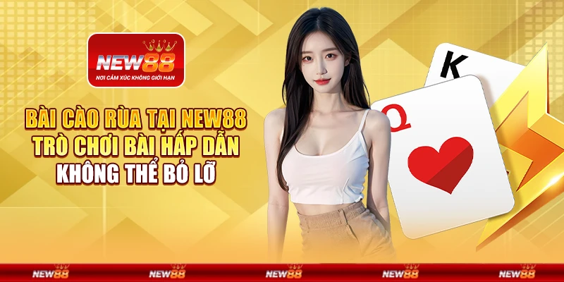 Bài Cào Rùa tại New88 - Trò chơi bài hấp dẫn không thể bỏ lỡ